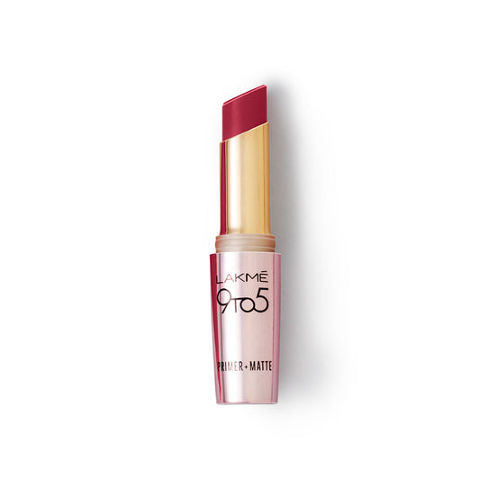 Lakme 9 To 5 Primer + Matte Lip Color - Berry Base, 3.6 g
