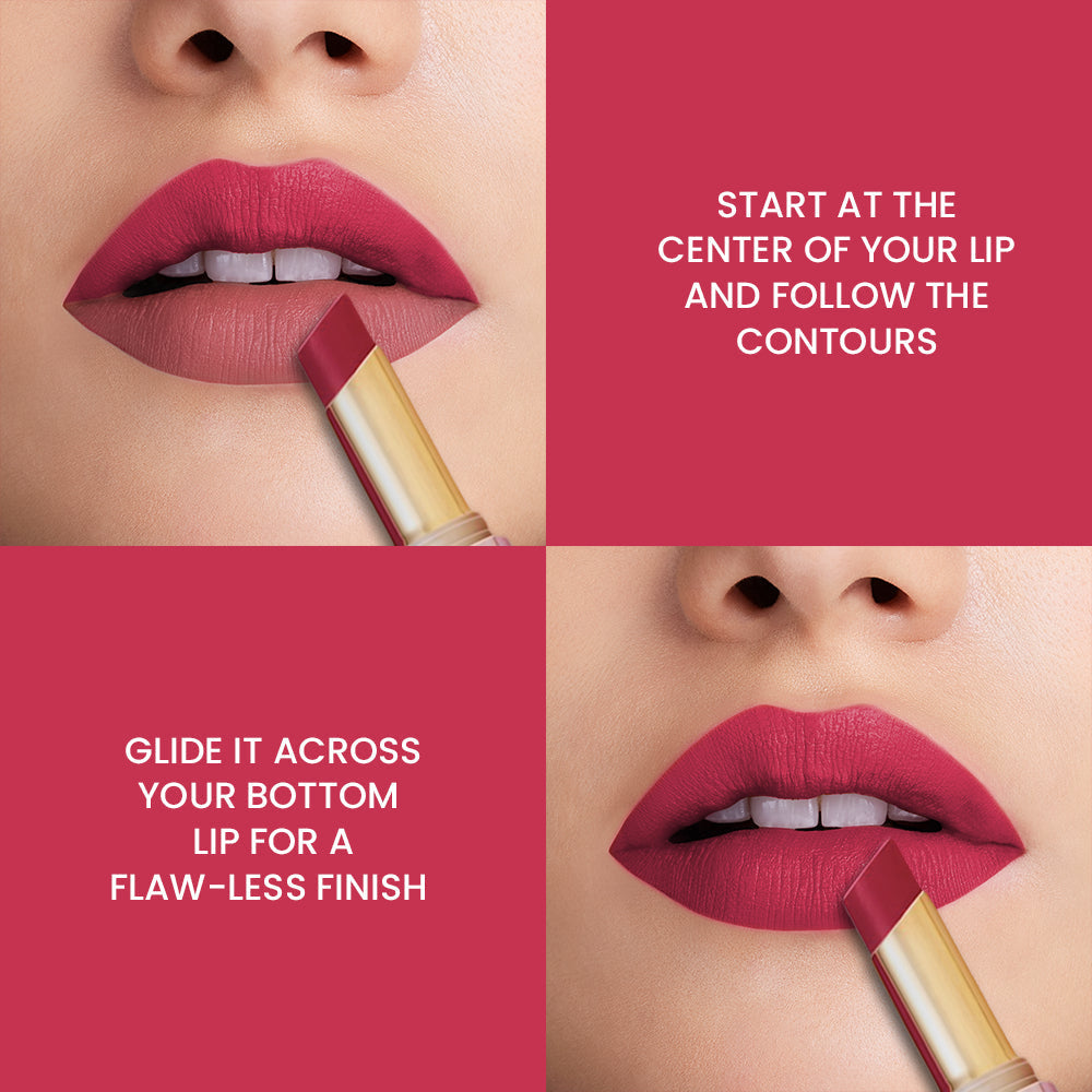 Lakme 9 To 5 Primer + Matte Lip Color - Berry Base, 3.6 g