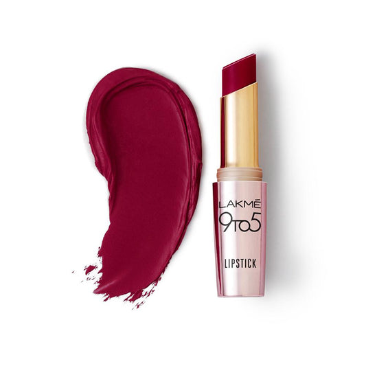 Lakme 9 To 5 Primer + Matte Lip Color - Deep Wine
