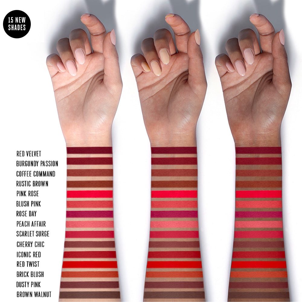 Lakme 9 To 5 Primer + Matte Lip Color - Deep Wine