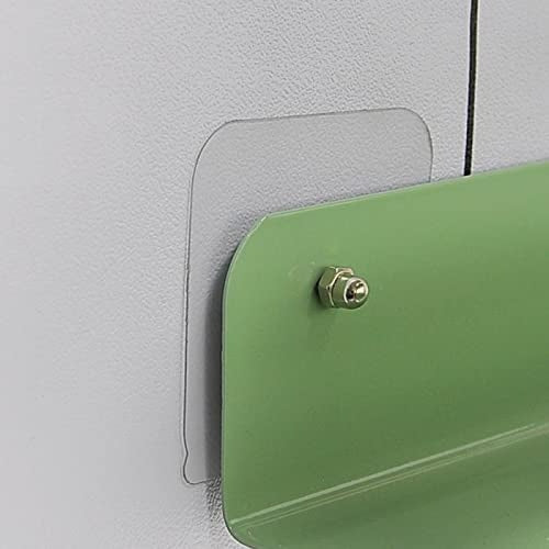 10 Pcs Stainless Steel, ABS Nail Free Seamless Adhesive Non-Trace No Drilling Installation Hanging, Waterproof Screws Wall Hook (Transparent)