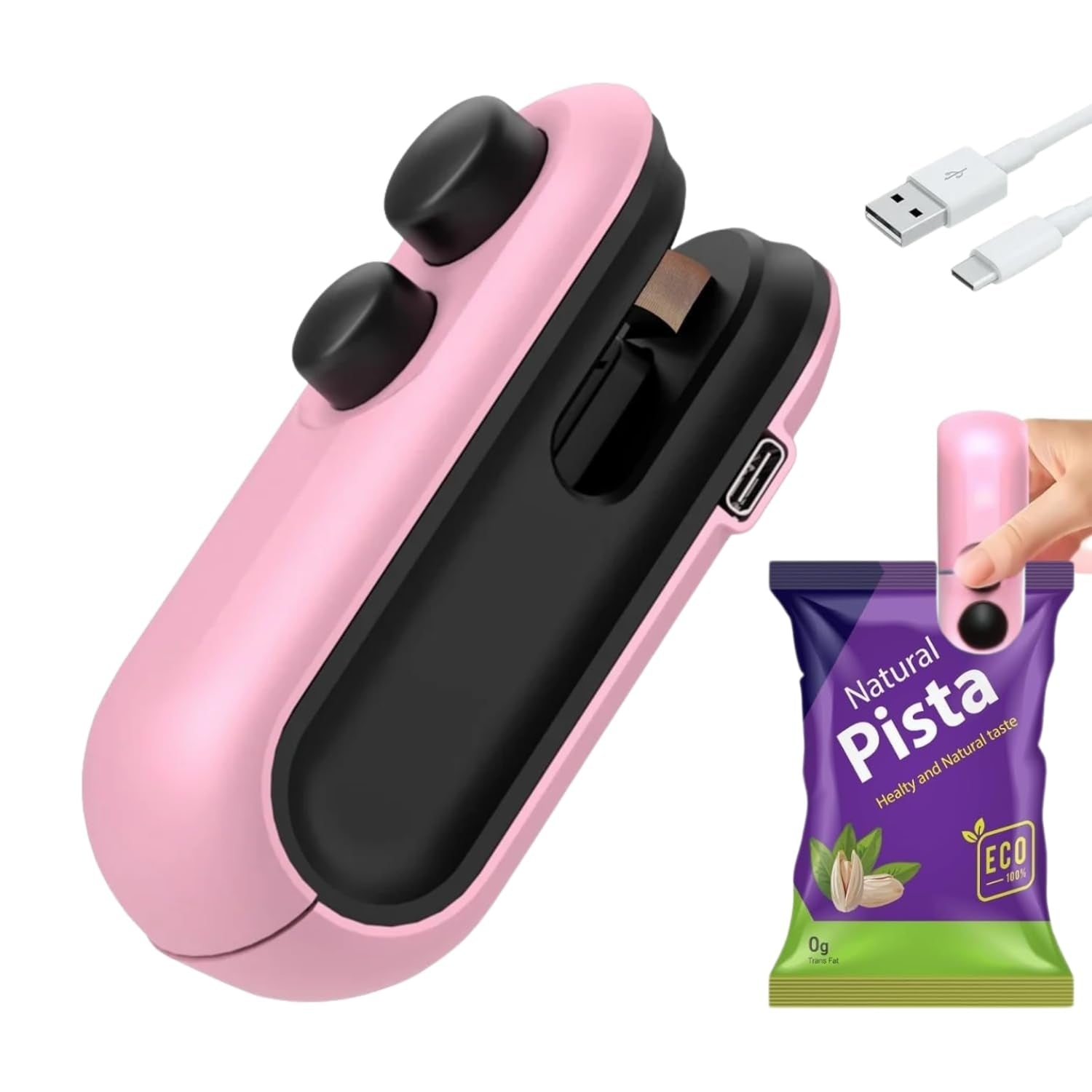 Sealing Clip - Portable Mini Sealing Machine Handheld Packet Sealer for Food, Chips, Fresh Storage, Plastic Bag, Multicolor