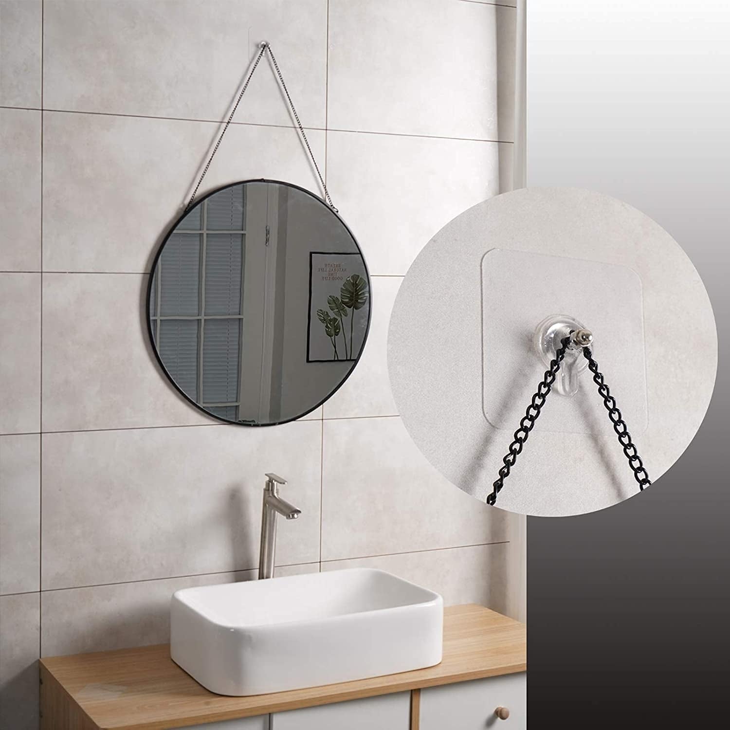 10 Pcs Stainless Steel, ABS Nail Free Seamless Adhesive Non-Trace No Drilling Installation Hanging, Waterproof Screws Wall Hook (Transparent)