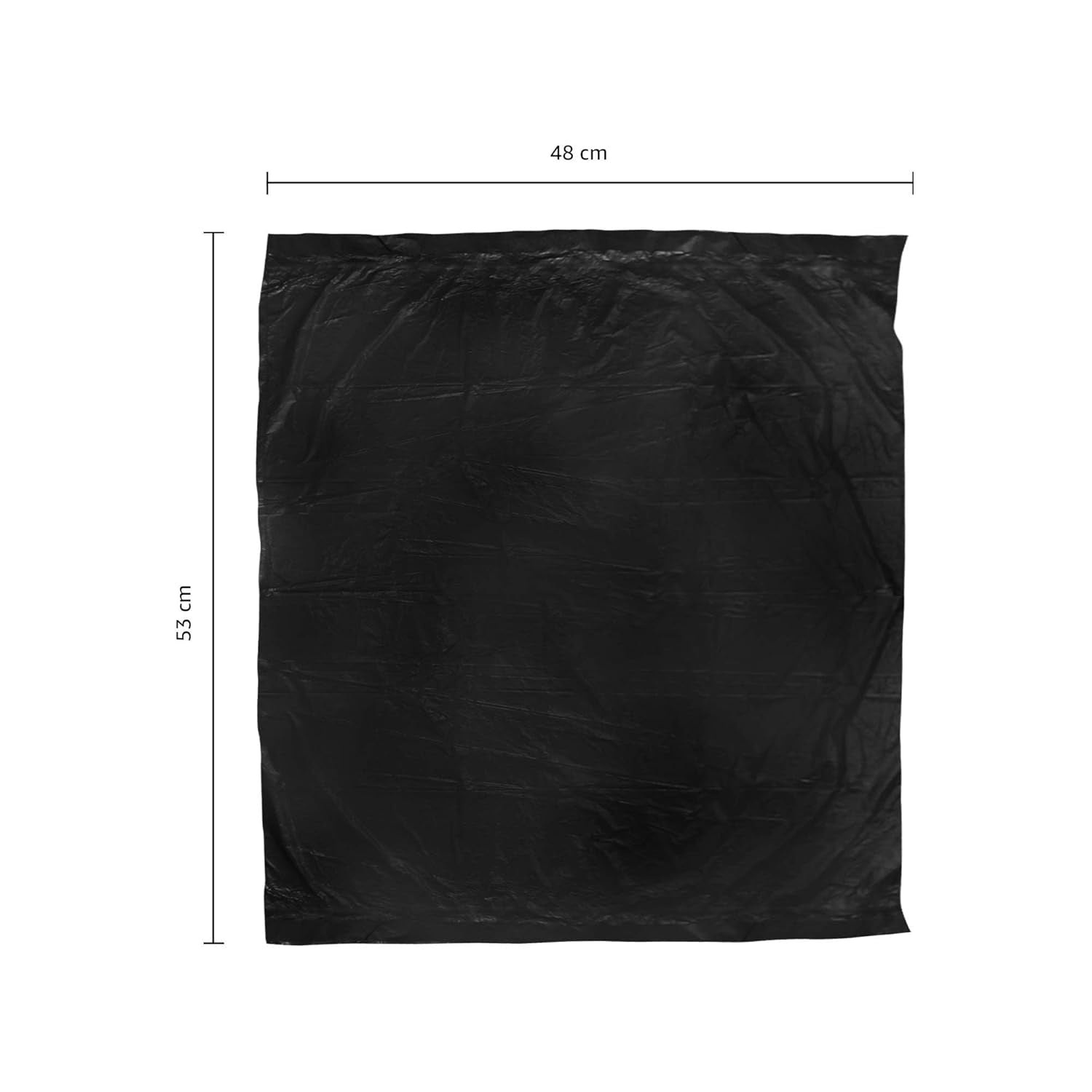 Presto Garbage Bags | Medium | 180 Count | 30 Bags X 6 Rolls | 19 X 21 Inches | For Dry & Wet Waste | Black