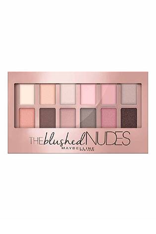 Maybelline New York The Blushed Nudes Eyeshadow Palette, 12 Highly Blendable Shades - Blush
