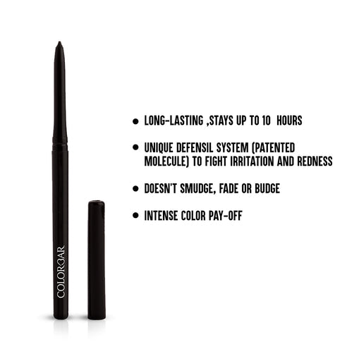 Colorbar Mesmereyes Kajal Duo Black, 0.70 g (Pack of 2)
